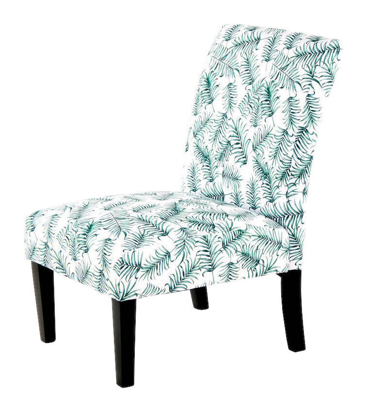 Stuhl Indira 100 weiß grün Microfaser Microfaser B/H/T: ca. 55x92x77 cm Indira 100 - weiß/schwarz (55,00/92,00/77,00cm) - 360 Living