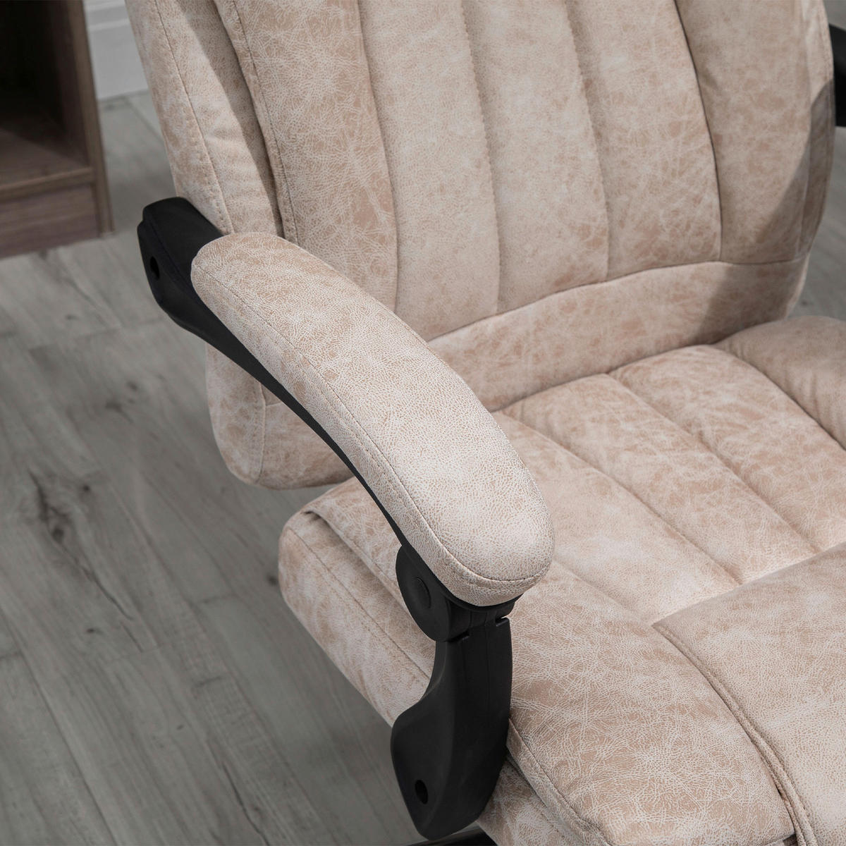 Drehstuhl 921-420 beige 921-420 - beige (63,00/118,00/71,00cm) - Vinsetto