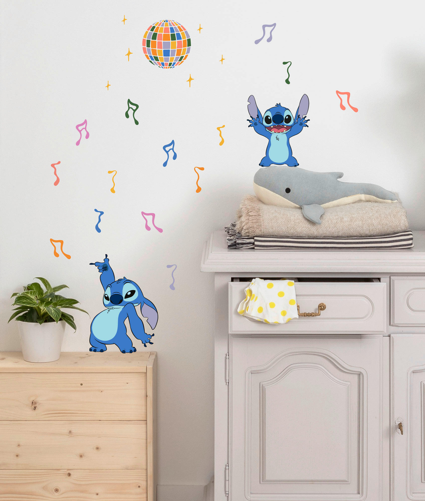 Komar Wandtattoo Stitch Music  Stitch Music B/L: ca. 50x70 cm Stitch Music - (50,00/70,00cm) - Komar