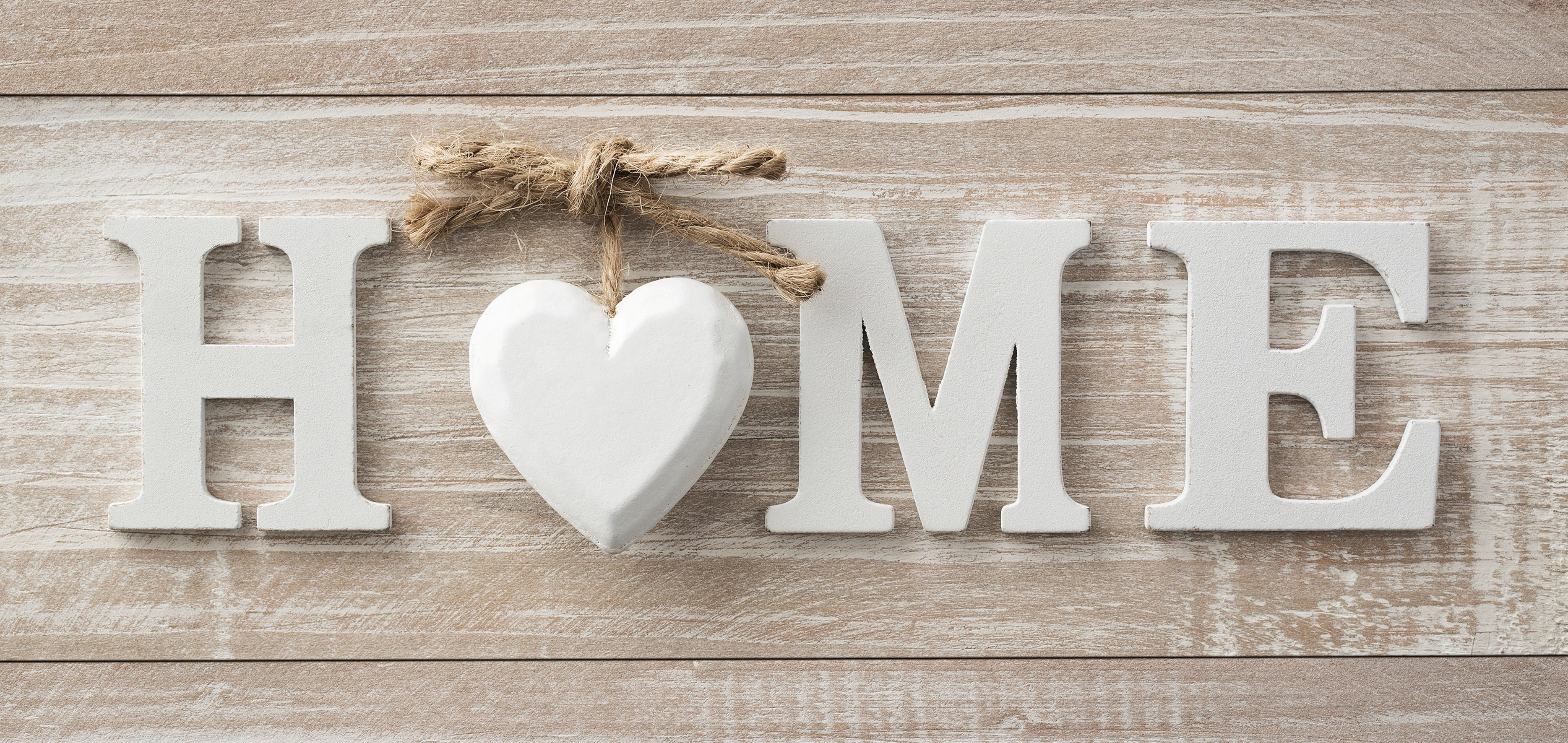 Bönninghoff Keilrahmenbild Home B/H/L: ca. 33x2x70 cm Keilrahmenbild 33x70cm - (70,00/33,00/2,00cm) - Bönninghoff