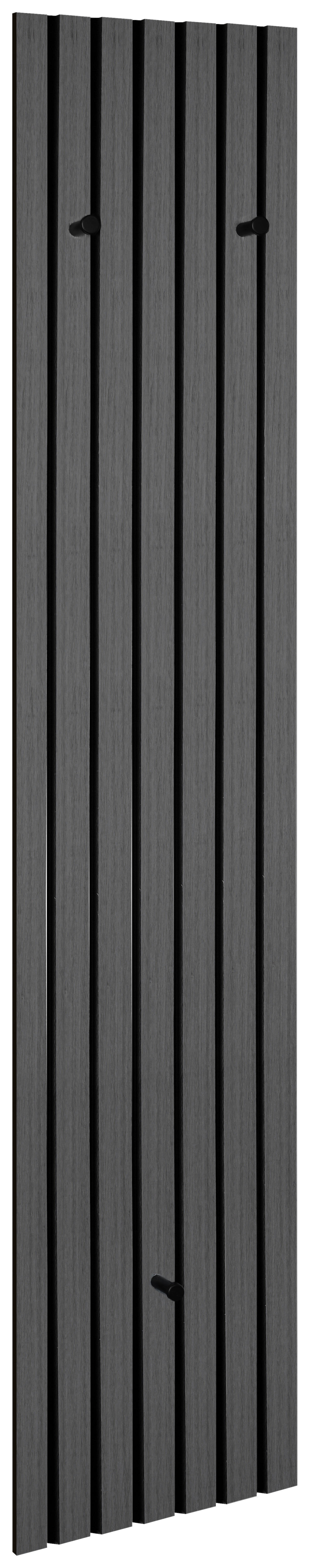 Garderobenpaneel Grace Eiche dunkel Nachbildung B/H/T: ca. 25x160x7 cm Grace - Eiche (25,00/160,00/7,00cm)