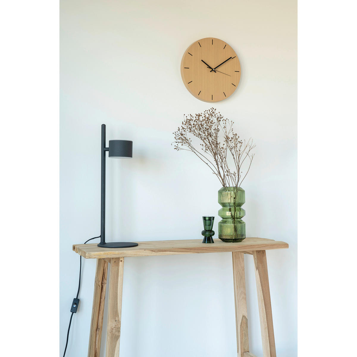 Housenordic Wanduhr natur D: ca. 30 cm Wanduhr_Asti - natur (30,00cm) - Housenordic