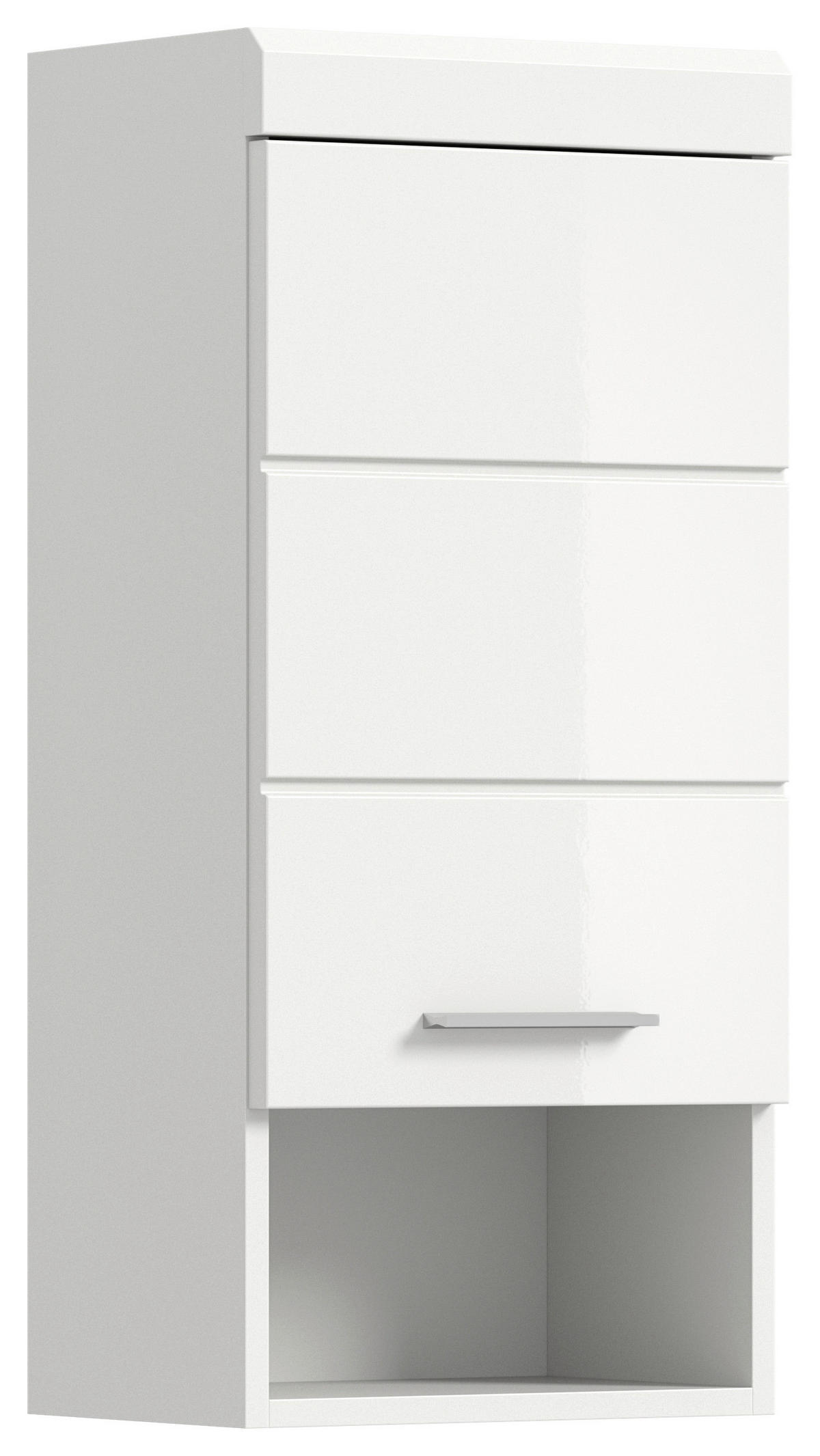 Badhängeschrank Scout weiß weiß Hochglanz B/H/T: ca. 37x79x24 cm Scout - weiß (37,00/79,00/24,00cm) - xonox.home