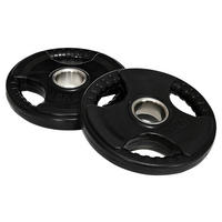 SPORTNOW Hantelscheibe schwarz Edelstahl B/H/L: ca. 24x24x3,5 cm Hantelscheibe - schwarz (3,50/24,00/24,00cm) - SPORTNOW