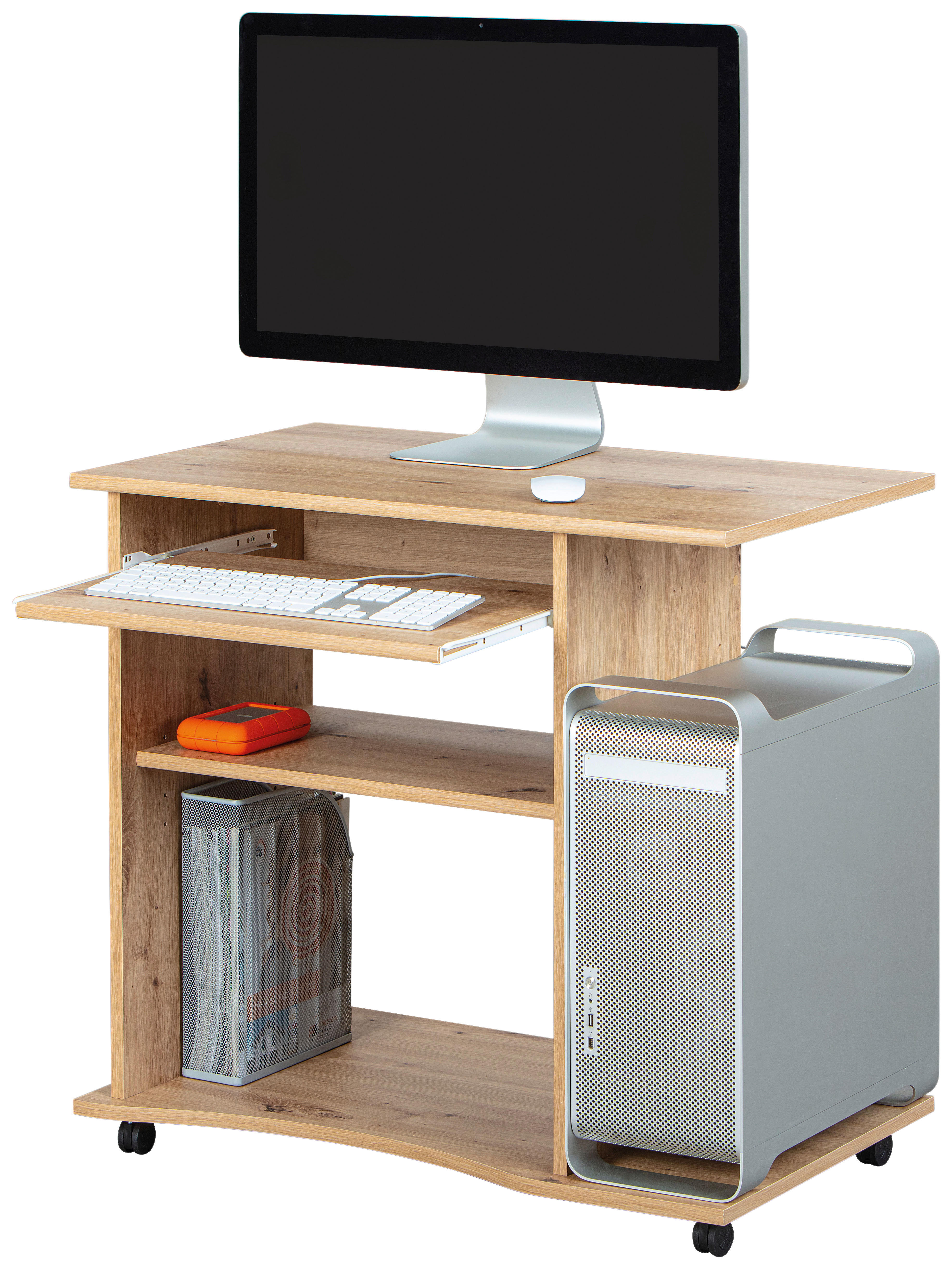 Schreibtisch Addu Artisan Nachbildung B/H/T: ca. 80x75x50 cm Addu - schwarz (80,00/75,00/50,00cm) - Inter Link