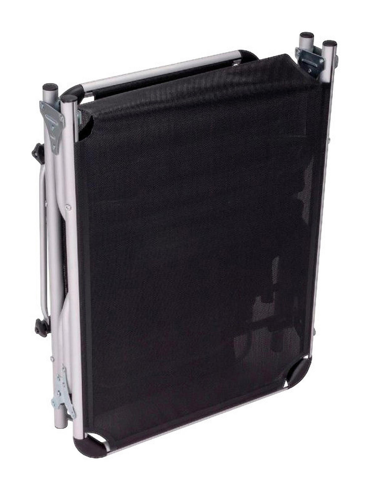 VCM Sonnenliege schwarz Aluminium B/H/T: ca. 57x187x30 cm Sonnenliege - schwarz (57,00/187,00/30,00cm) - VCM