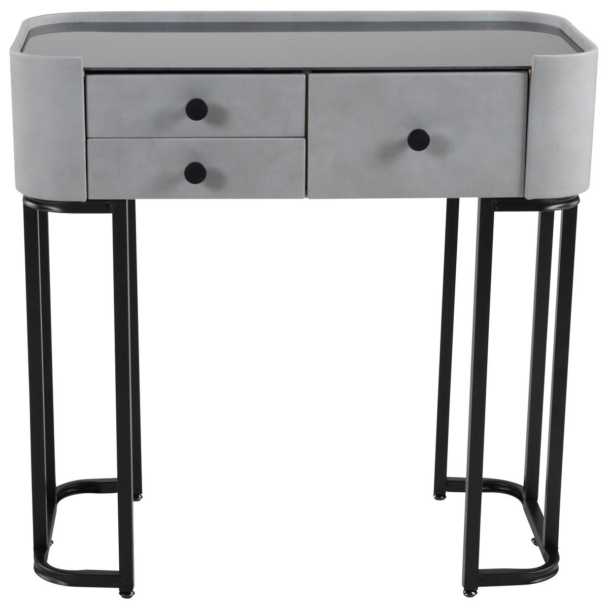 Konsole Petra B/H/T: ca. 80x40x79 cm Petra - schwarz/grau (80,00/40,00/79,00cm)
