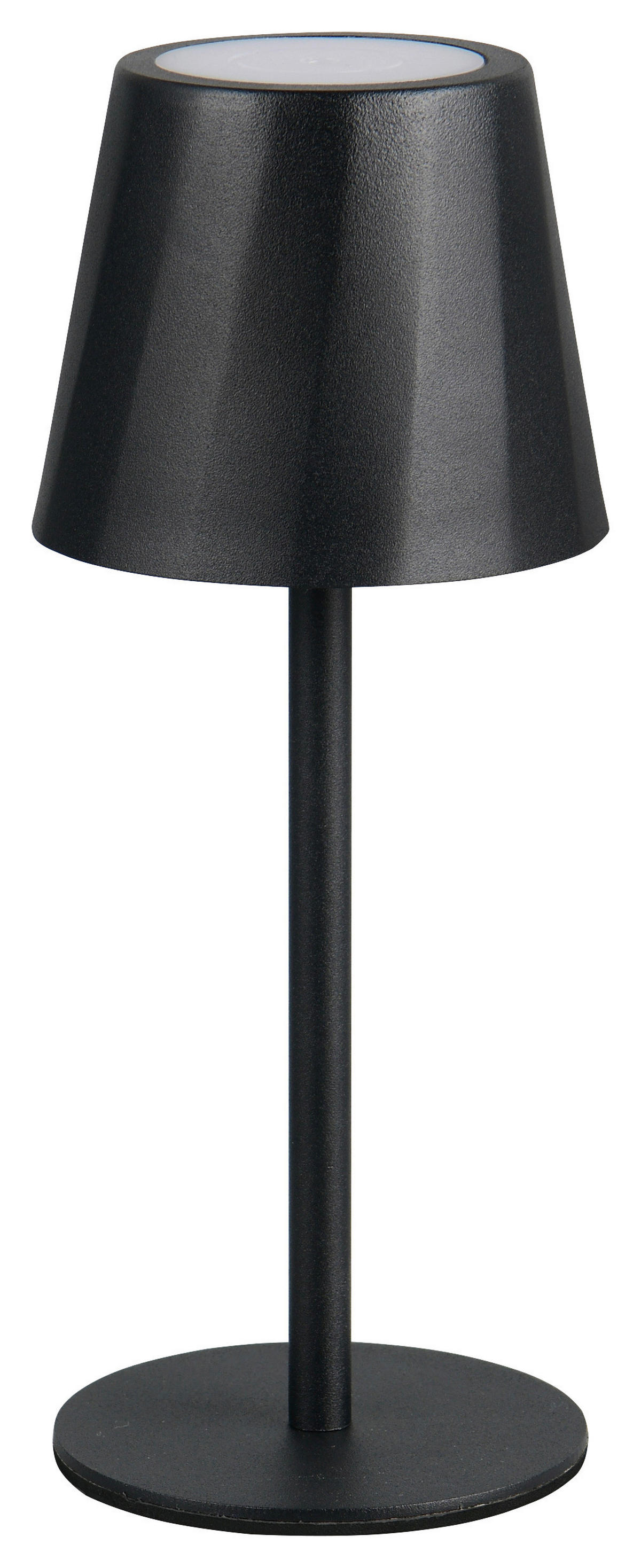 Reality LED Tischleuchte DIAZ mattschwarz Metall H: ca. 21 cm 1 Brennstellen Diaz - mattschwarz (21,00cm) - Reality