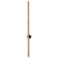 Lamkur LED-Wandleuchte Chrom PVC Stahl B/H/L: ca. 7x120x7 cm Longo - Chrom (7,00/7,00/120,00cm) - Lamkur