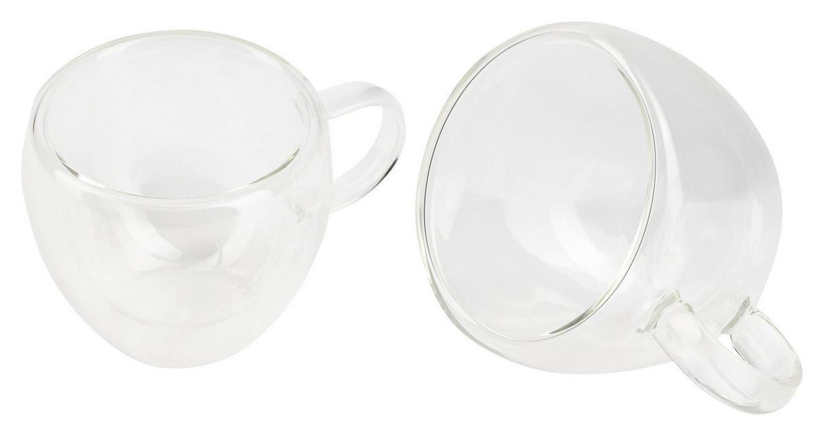BERGNER Trinkgläserset COFFEE & TEA LOVERS transparent COFFEE & TEA LOVERS - transparent (15,50/9,00/8,00cm) - BERGNER