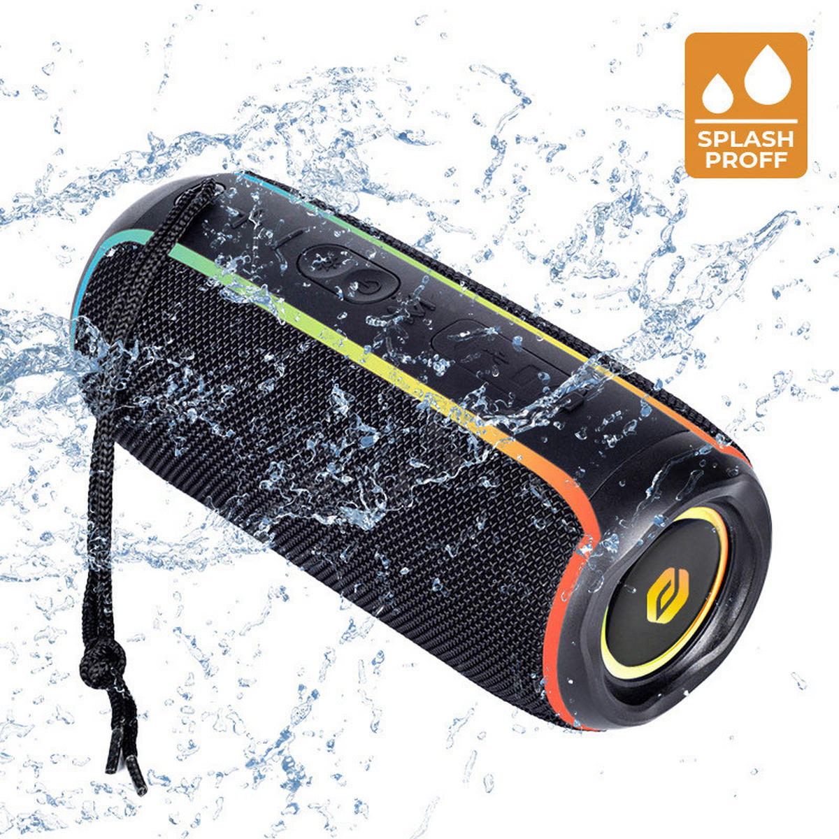Denver LautsprecherBTV-222NRB BTV-222NRB schwarz H/D: ca. 21,9x9,1 cm BTV-222NRB - schwarz (9,10/21,90cm) - Denver