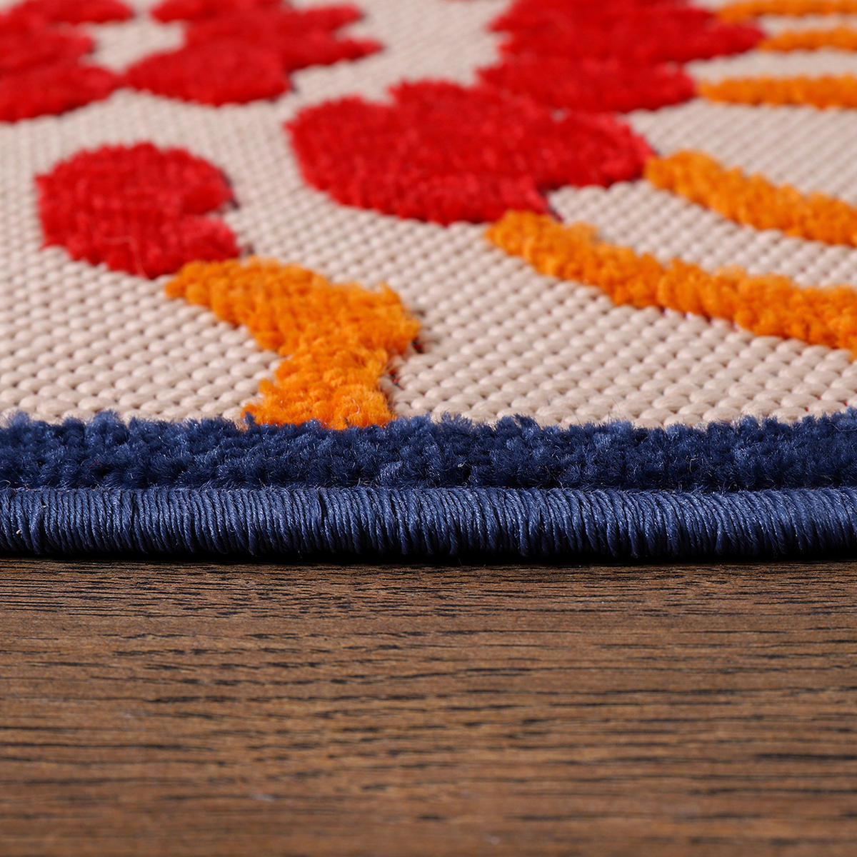 Sanat Outdoorteppich FLORAL bunt B/L: ca. 120x120 cm FLORAL - bunt (120,00/120,00cm) - Sanat