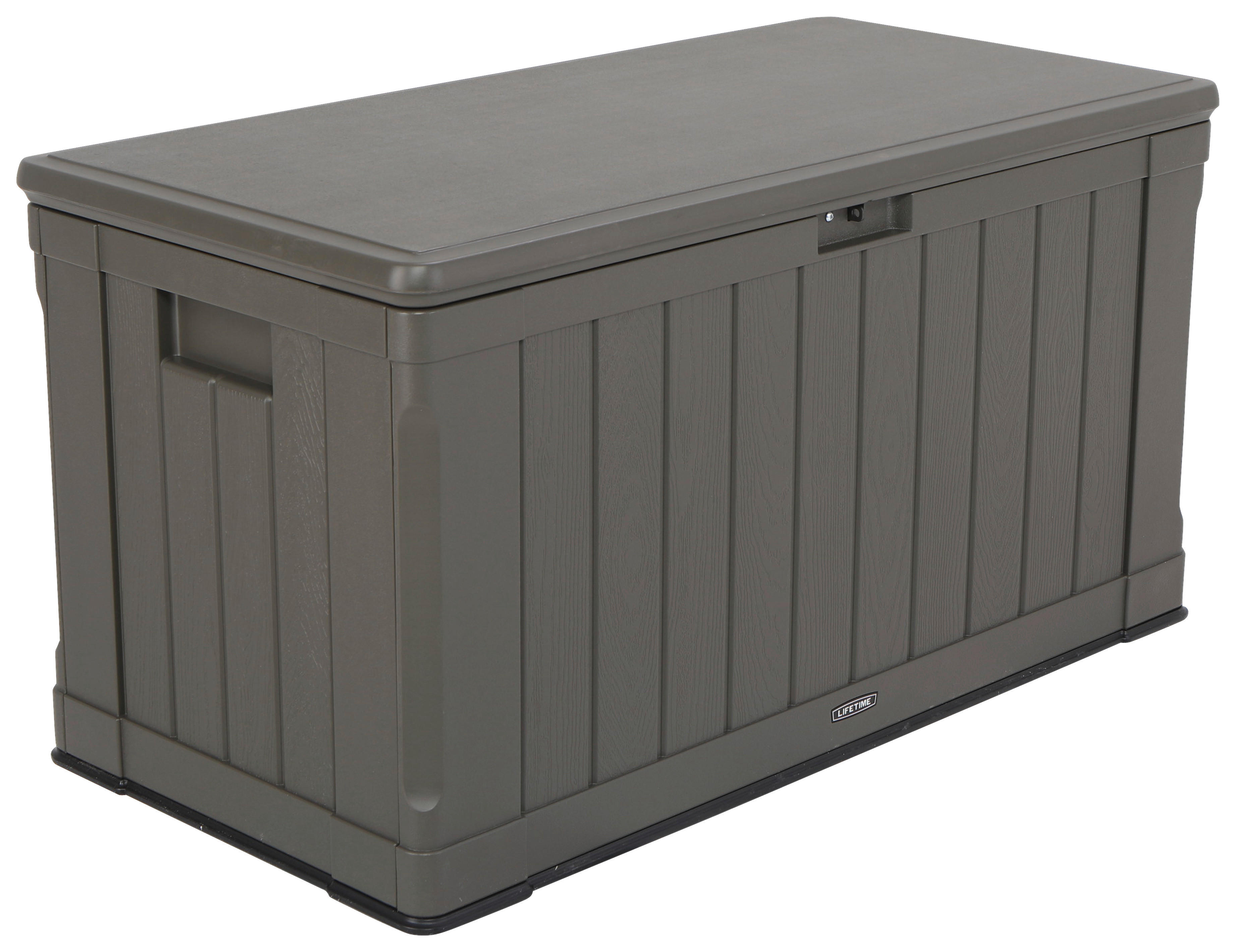 Lifetime Kissenbox Premium 440L braun Kunststoff B/H/T: ca. 128x67x64 cm Premium 440L - braun (128,00/67,00/64,00cm) - Lifetime