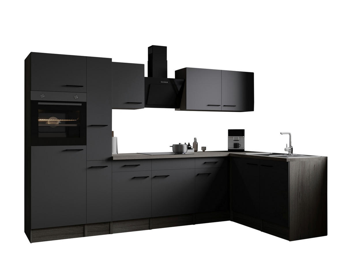 Winkelküche Oliver B/H/T: ca. 310x205x172 cm Oliver - Eiche/grau (310,00/205,00/172,00cm) - Respekta