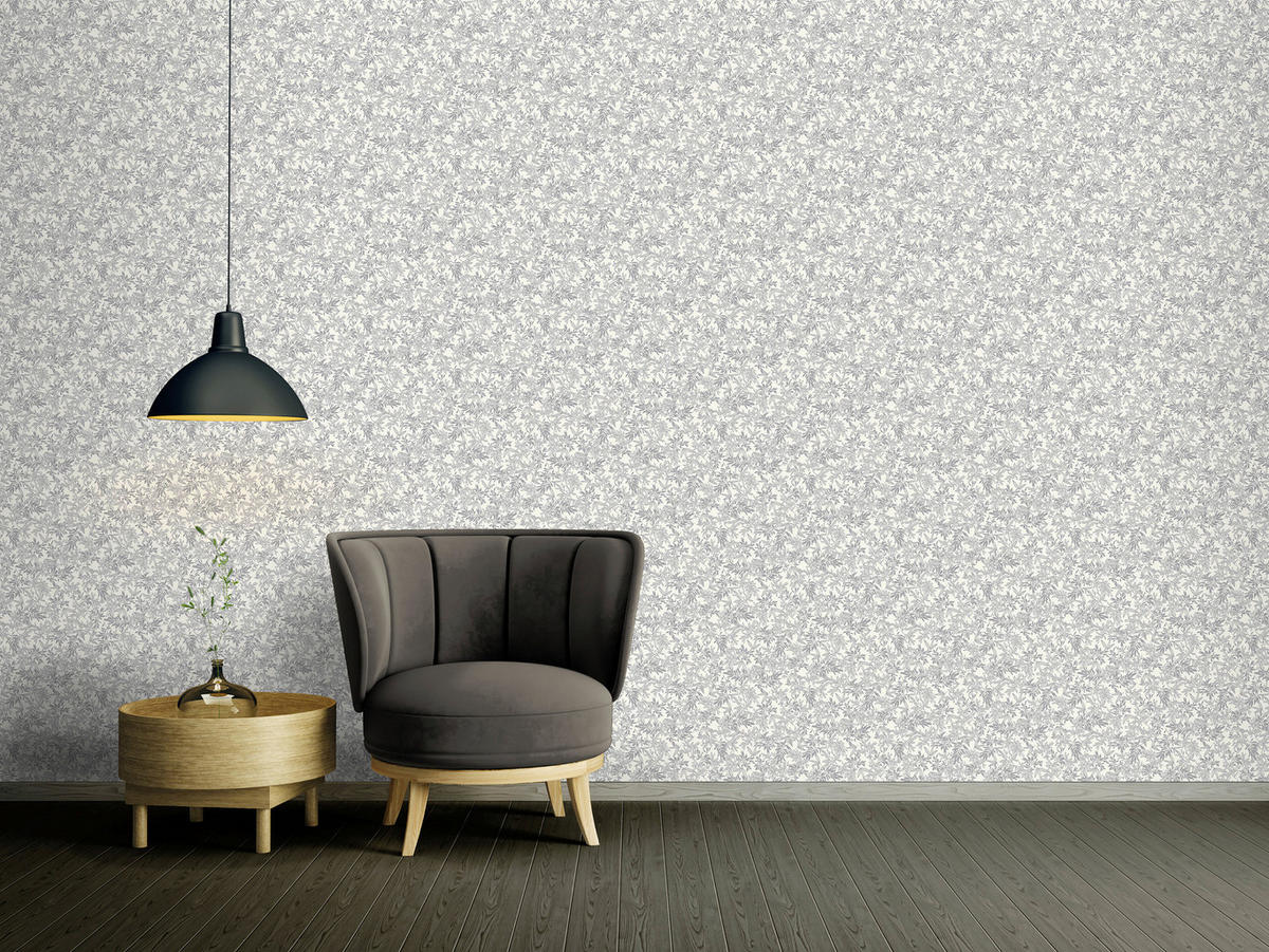 A.S.Creation Vliestapete Attractive 2 Floral grau B/L: ca. 53x1005 cm Attractive 2 - grau (53,00/1005,00cm) - A.S.Creation