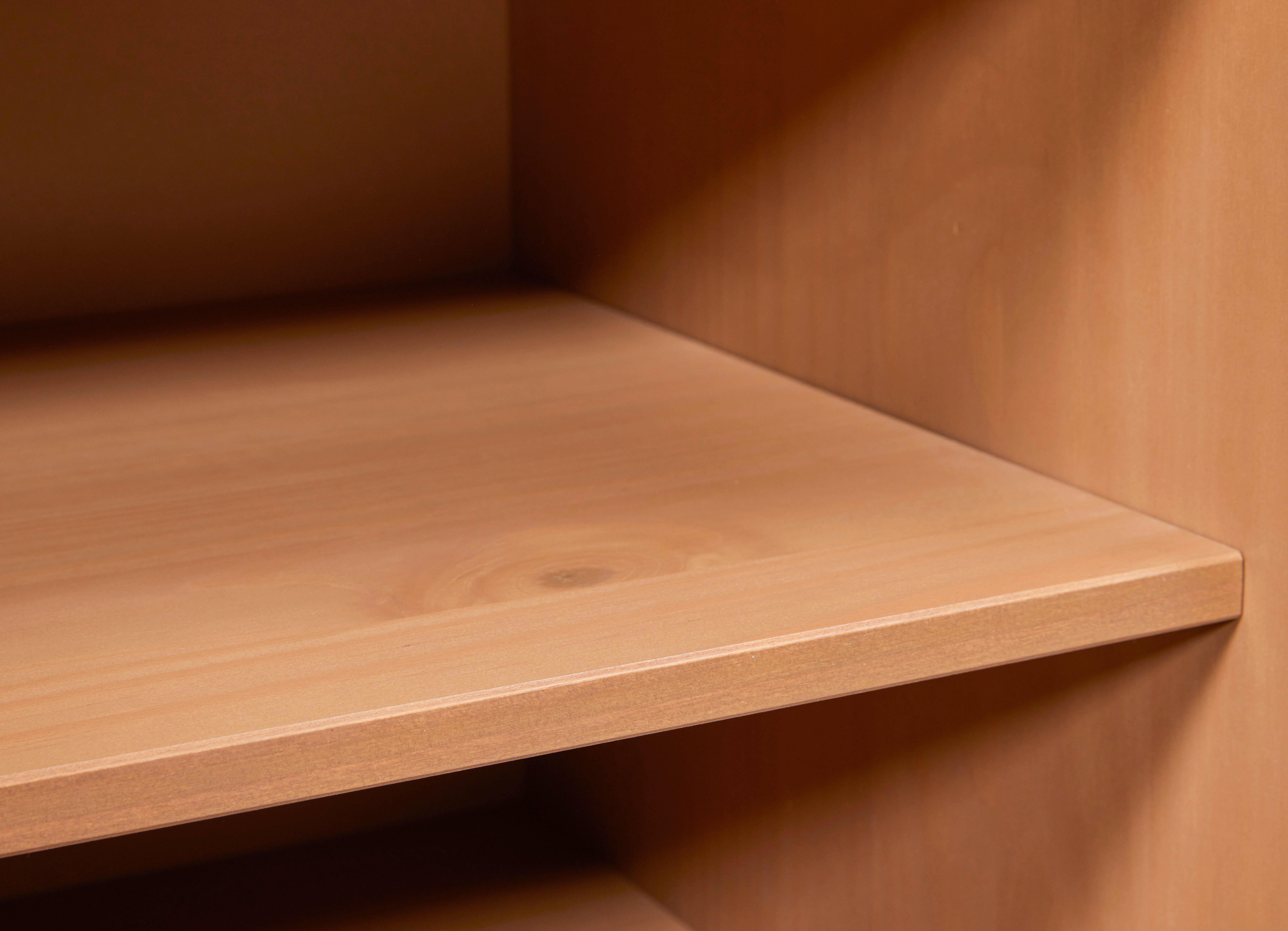 Vitrine Vivo 2T Oak lackiert Holz B/H/L: ca. 45x190x70 cm Vivo 2T - Oak (70,00/45,00/190,00cm) - Inter Link