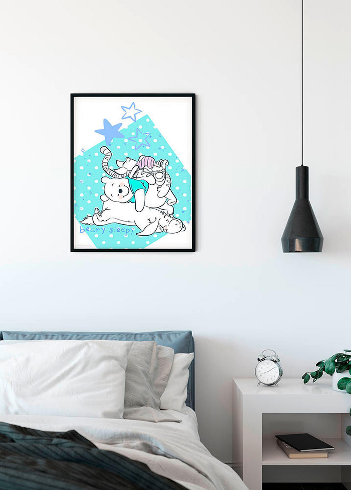 Komar Poster Winnie Pooh Beary Sleepy Disney B/L: ca. 50x70 cm Winnie Pooh Beary Sleepy - (50,00/70,00cm) - Komar