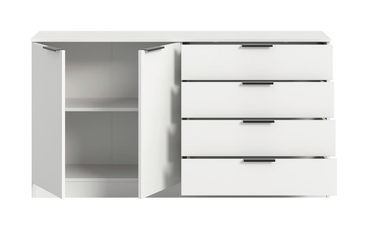 Kommode KOPENHAGEN weiß B/H/T: ca. 148x80x35 cm KOPENHAGEN - weiß (148,00/80,00/35,00cm) - xonox.home