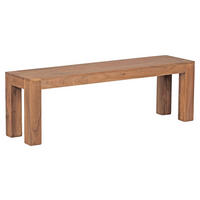 Sitzbank natur Akazie B/H/T: ca. 140x45x35 cm Sitzbank - natur (140,00/45,00/35,00cm) - Wohnling