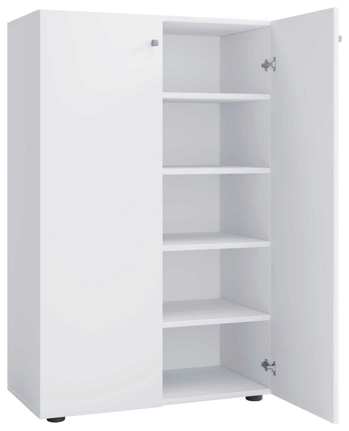 Schuhschrank Lona weiß B/H/T: ca. 70x110x39 cm Lona - weiß (70,00/110,00/39,00cm) - VCM Möbel