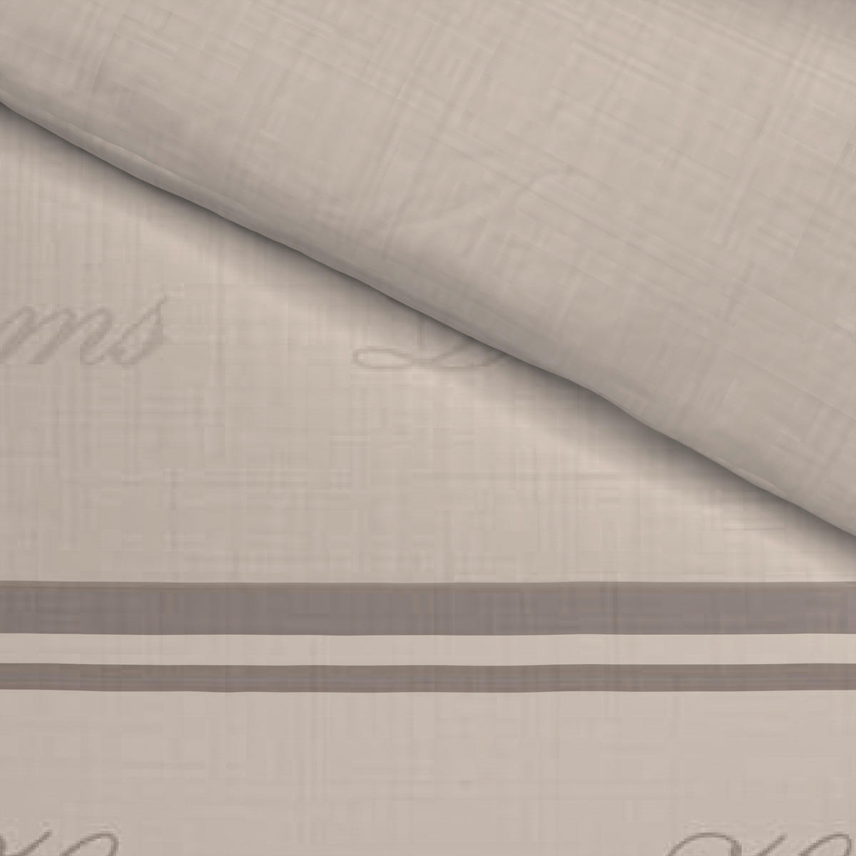 Baumwoll Bettwäsche Renforce Bettwäsche_Renforce_Sweet_Home - Cappuccino (135,00/200,00cm)