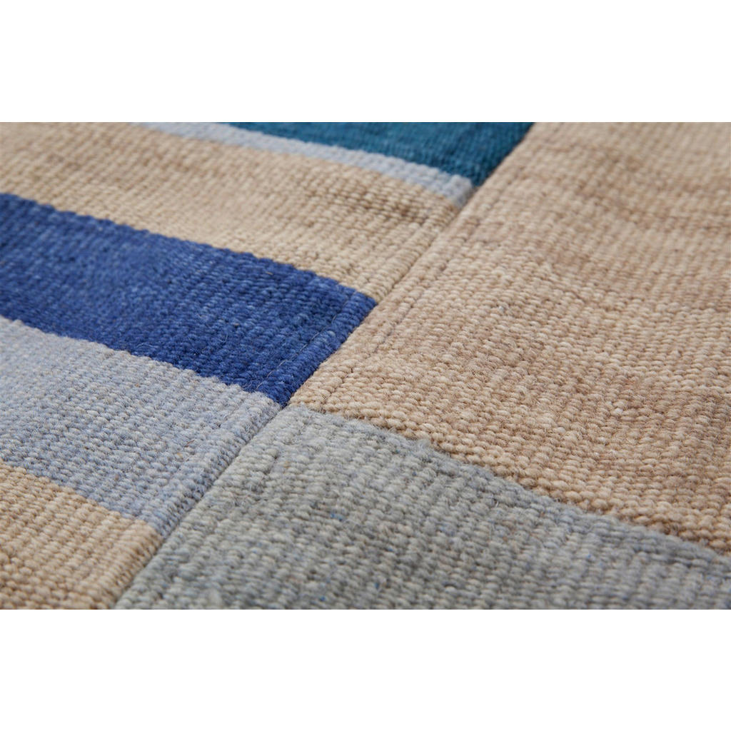 Thumbnail - Kayoom Kurzflorteppich Radical 310 blau B/L: ca. 120x170 cm