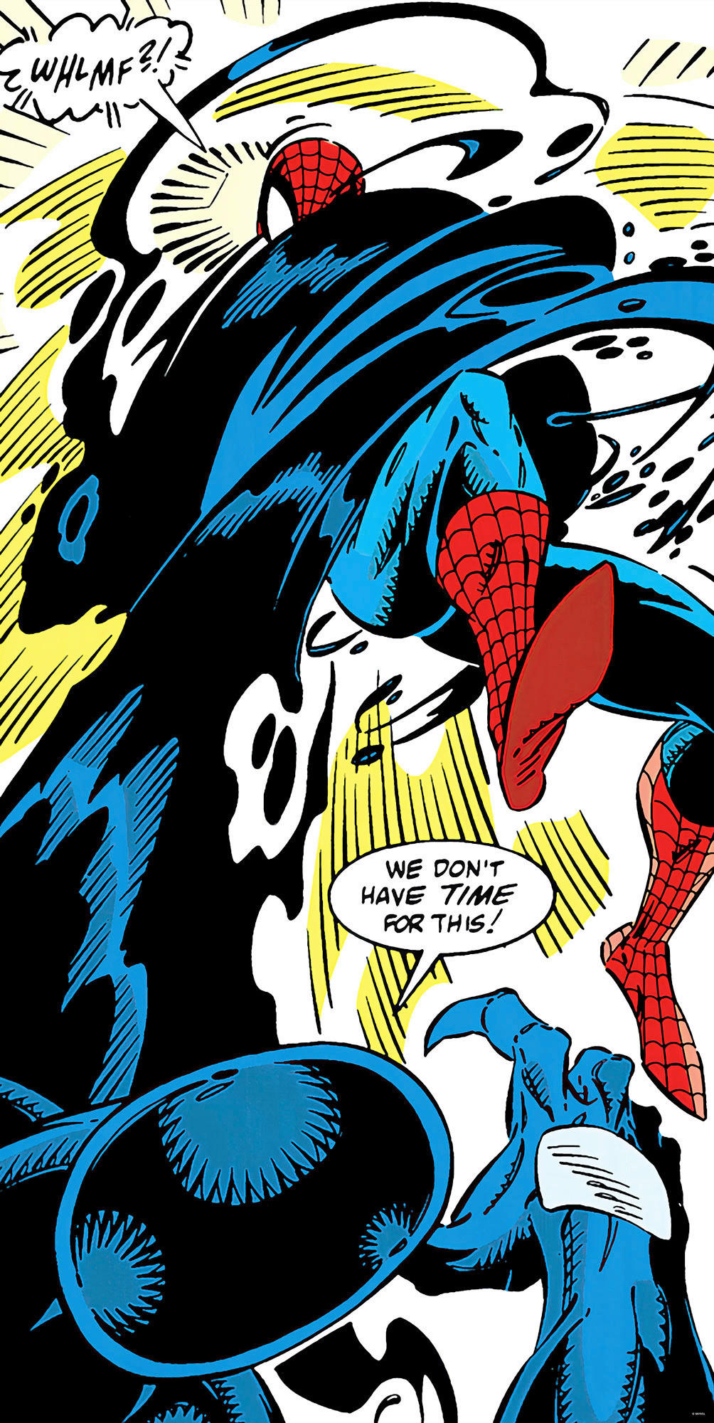 Komar Fototapete Spider-Man Retro Comic, glatt, bedruckt, Comic, Retro, mehrfarbig, BxH: 100x200 cm, glatt, bedruckt