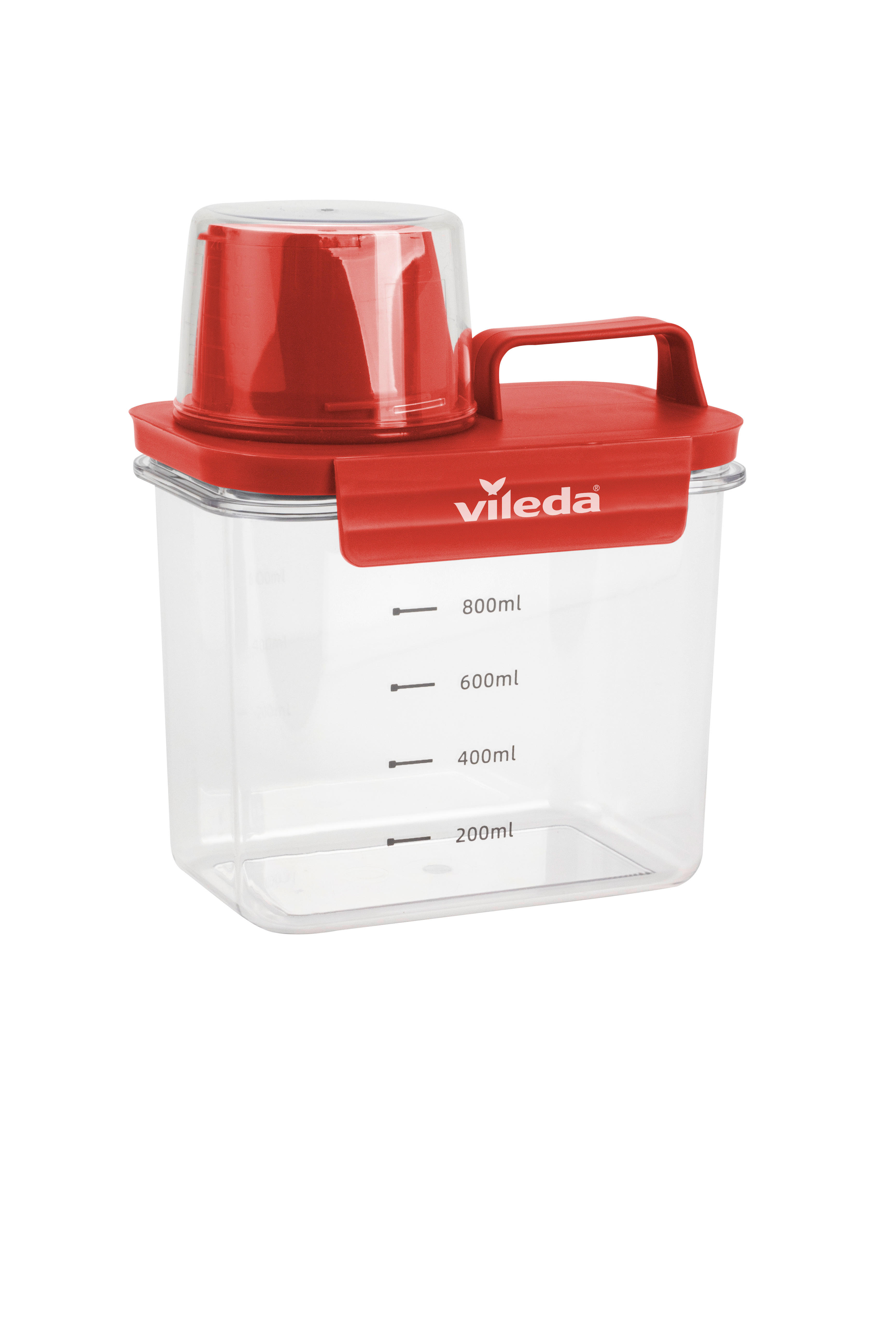 Vileda Waschmittelbox rot B/H/L: ca. 10,5x17,5x15 cm Waschmittelbox_S_Vileda - rot (15,00/10,50/17,50cm) - Vileda