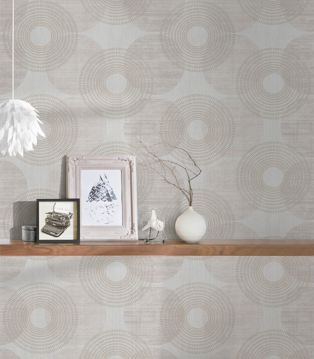 A.S.Creation Vliestapete Attractive Punkte beige B/L: ca. 53x1050 cm Attractive - beige (53,00/1050,00cm) - A.S.Creation