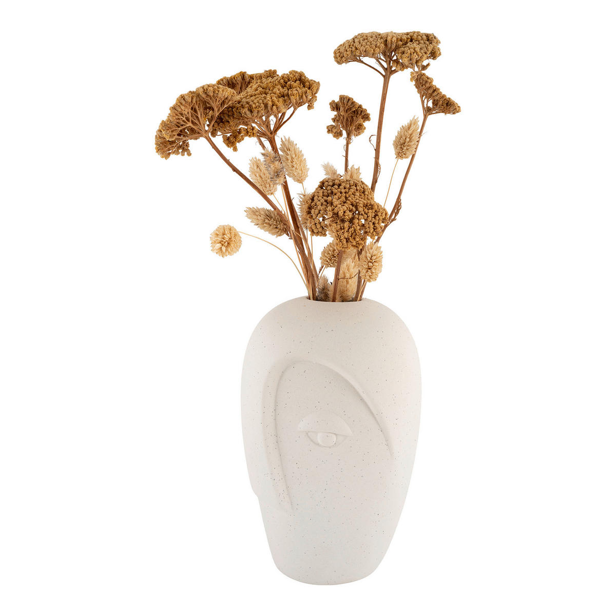 Vase sand Keramik B/H/L: ca. 13x19,5x12,5 cm Vase - sand (12,50/13,00/19,50cm)
