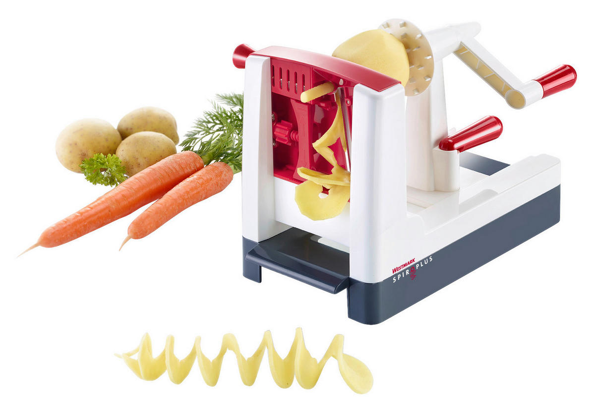 Westmark Gemüseschneider Spiro Plus weiß Kunststoff Spiro Plus - weiß - Westmark