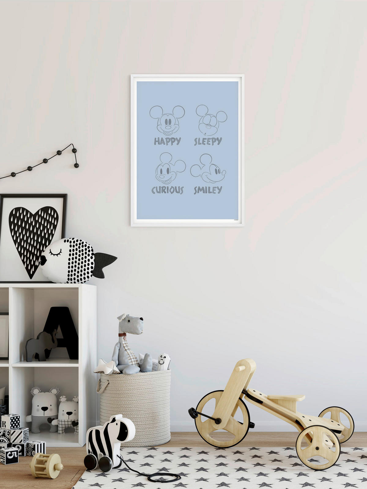 Komar Poster Mickey Blue Emotions Mickey Blue Emotions - Komar