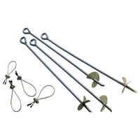 ShelterLogic Boden-Anker silber Metall B/H/T: ca. 9x69x9 cm Boden-Anker - silber (9,00/69,00/9,00cm) - ShelterLogic