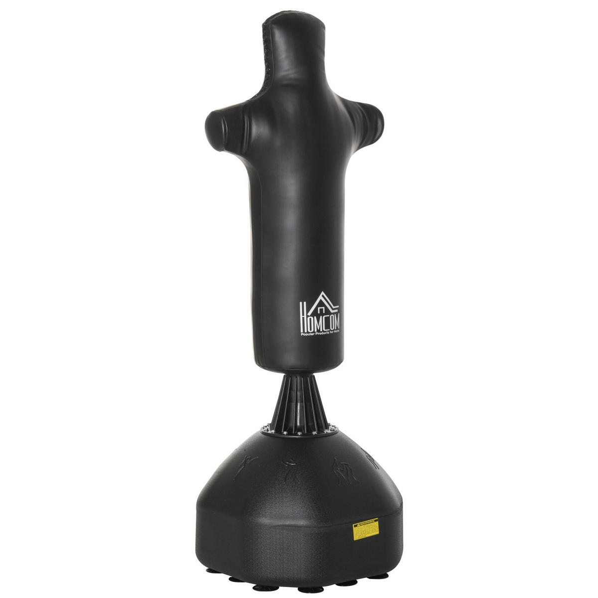 HOMCOM Standboxsack schwarz Kunststoff B/H/L: ca. 63x180x63 cm Standboxsack - schwarz (63,00/63,00/180,00cm) - HOMCOM