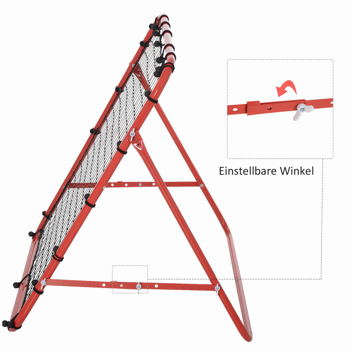 HOMCOM Netzrückprallwand Rebounder Netzrückprallwand_Rebounder_Tor - HOMCOM