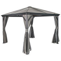 Sojag Pavillon-Vorhang-Set Verona anthrazit Kunststoff Verona - anthrazit - Sojag