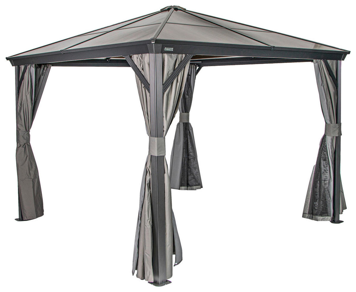 Sojag Pavillon-Vorhang-Set Verona anthrazit Kunststoff Verona - anthrazit - Sojag