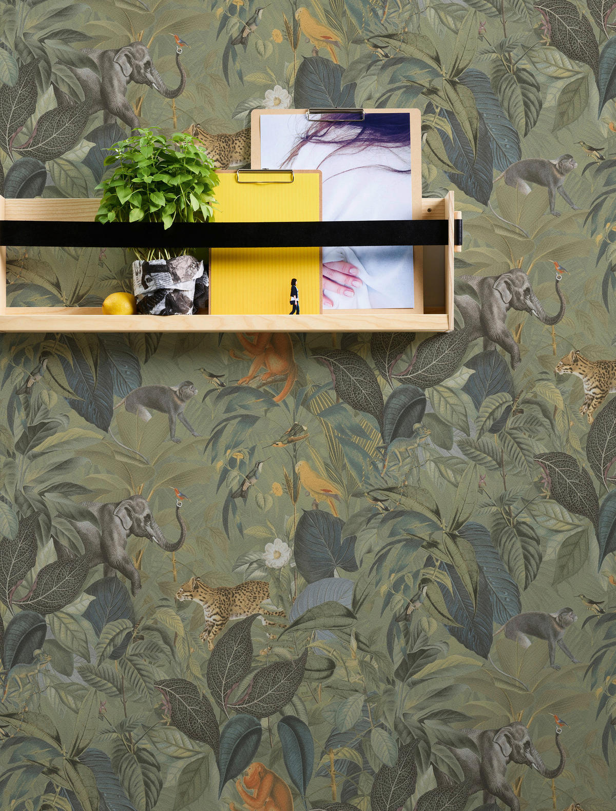 A.S.Creation Papiertapete grün B/H/D: ca. 53x1005x7,1 cm Papiertapete - grün (7,10/1005,00cm) - A.S.Creation