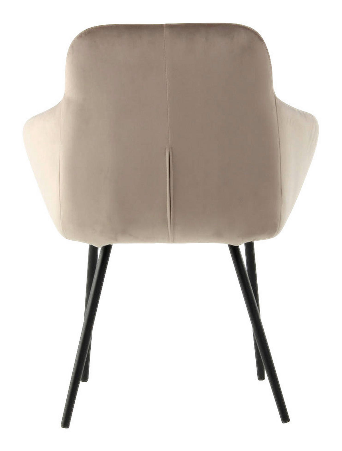 Stuhl Cobain 800 2er hellbraun Microfaser B/H/T: ca. 60,5x81x60 cm Cobain 800 2er - schwarz/hellbraun (60,50/81,00/60,00cm) - 360 Living