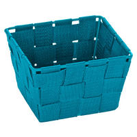 Badkorb petrol Kunststoff B/H/L: ca. 14x9x14 cm Badkorb_Adria_Mini_square petrol - petrol (14,00/14,00/9,00cm) - WENKO