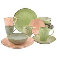 CreaTable Kombiservice Nature Collection VINTAGE GARDEN multicolor Steinzeug 16 tlg. Nature Collection VINTAGE GARDEN - multicolor - CreaTable