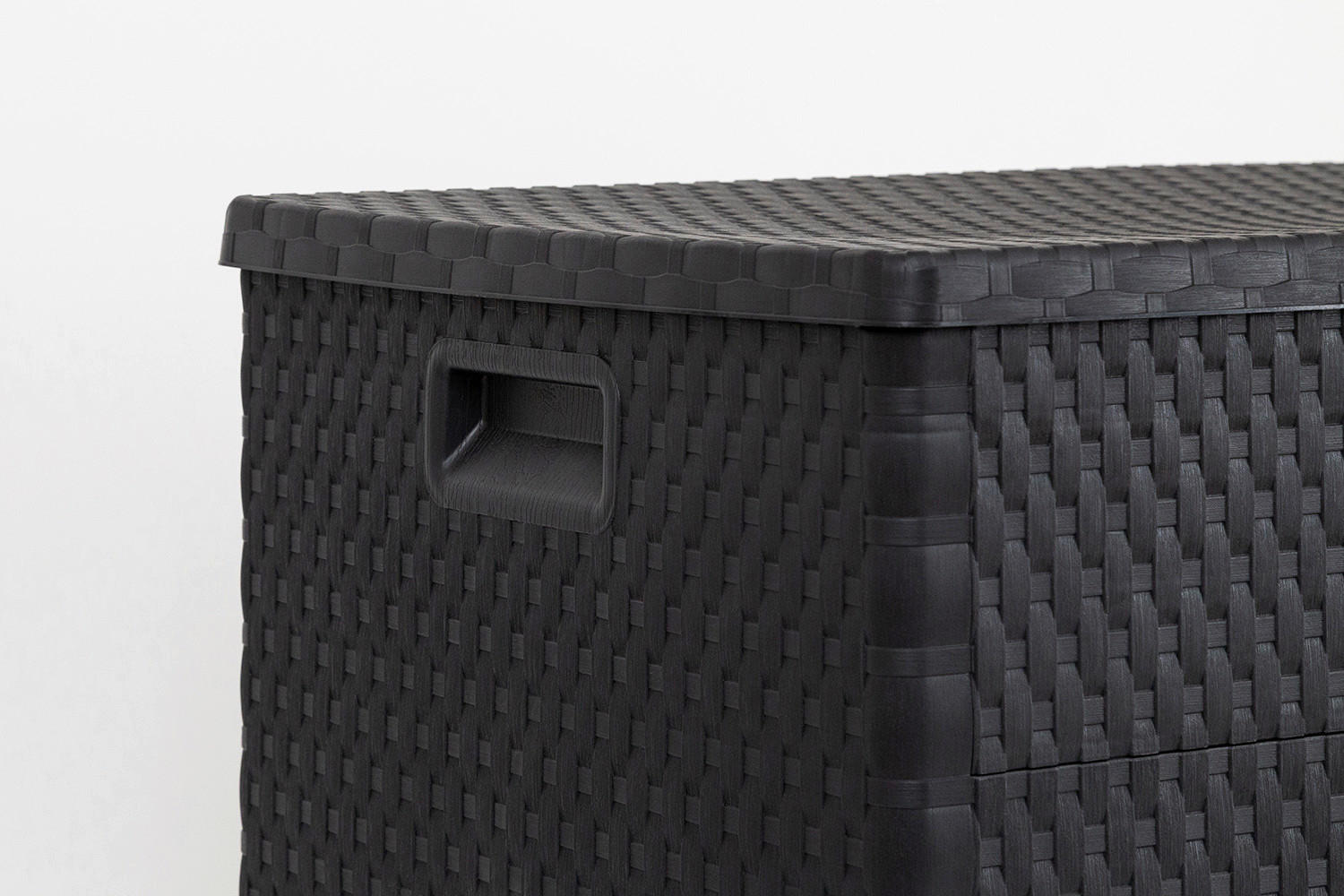 Toomax Aufbewahrungsbox Rattan anthrazit Kunststoff B/H/L: ca. 63x56x120 cm Rattan - anthrazit (120,00/63,00/56,00cm) - Toomax