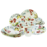 CreaTable Kombiservice MAPLE multicolor Steingut 16 tlg. MAPLE - multicolor - CreaTable