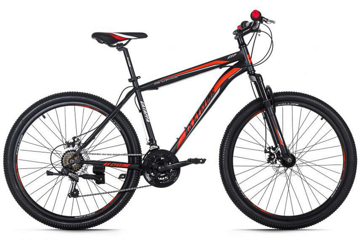 KS-Cycling Mountain-Bike KS884M KS884M 26 Zoll Rahmenhöhe 50 cm 21 Gänge schwarz schwarz ca. 26 Zoll KS884M - rot/schwarz - KS-Cycling