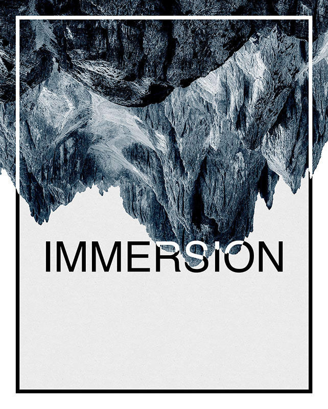 Komar Poster Immersion Steel Landschaft B/L: ca. 40x50 cm günstig online kaufen