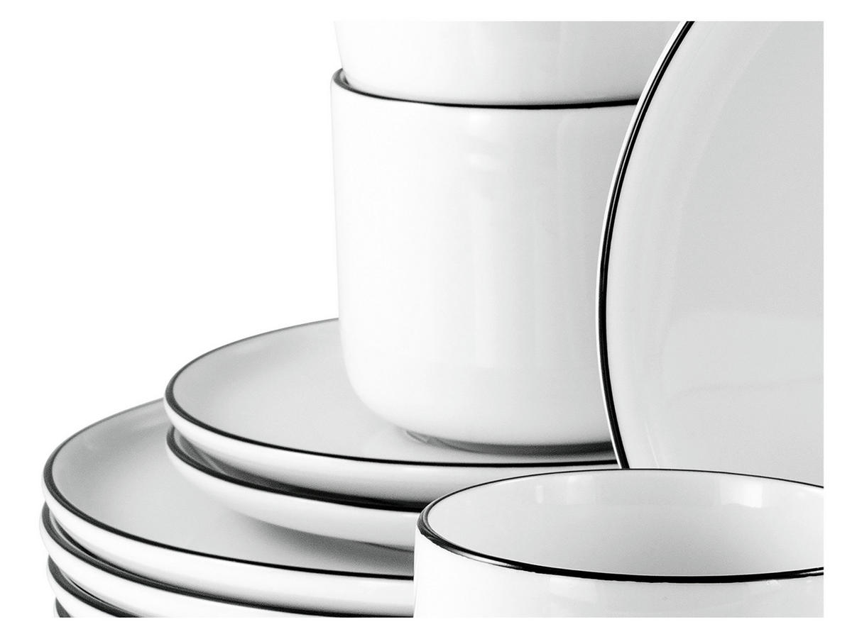 CreaTable Frühstückservice Chef Collection weiß Porzellan 18 tlg. Chef Collection - weiß - CreaTable