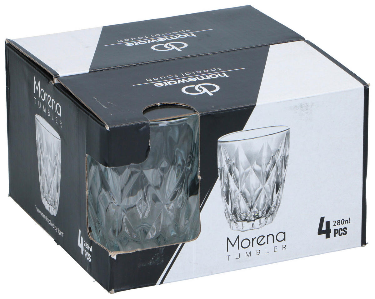 Gläserset transparent Gläserset_4tlg. - transparent (17,00/17,00/10,50cm)