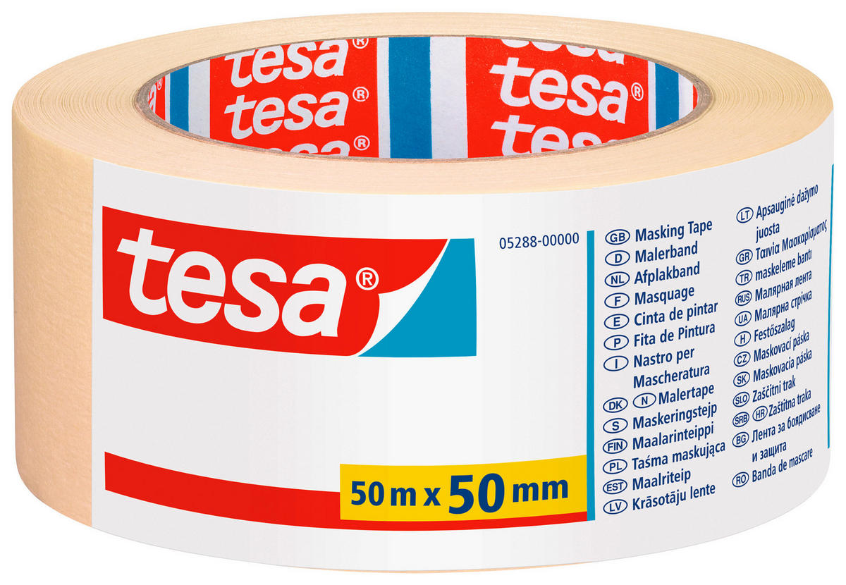 tesa Malerband Basic B/L: ca. 5x5000 cm Malerband_Basic_tesa - (5,00/5000,00cm) - tesa