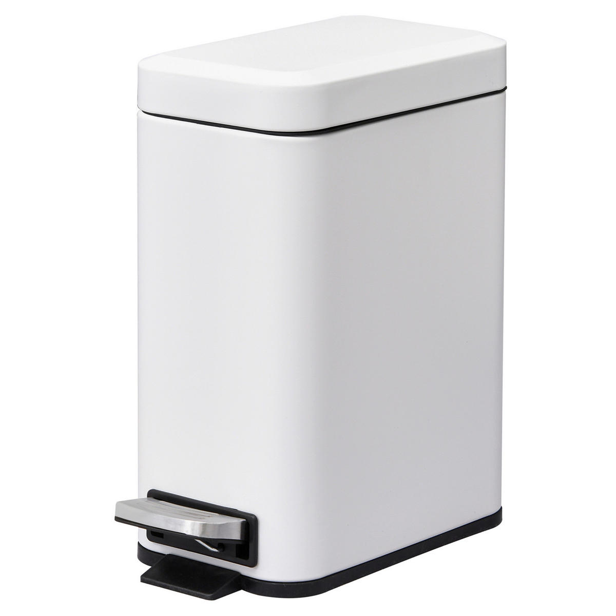 HOMCOM Mülleimer weiß B/H/L: ca. 14x29,2x32 cm Mülleimer - weiß (32,00/14,00/29,20cm) - HOMCOM