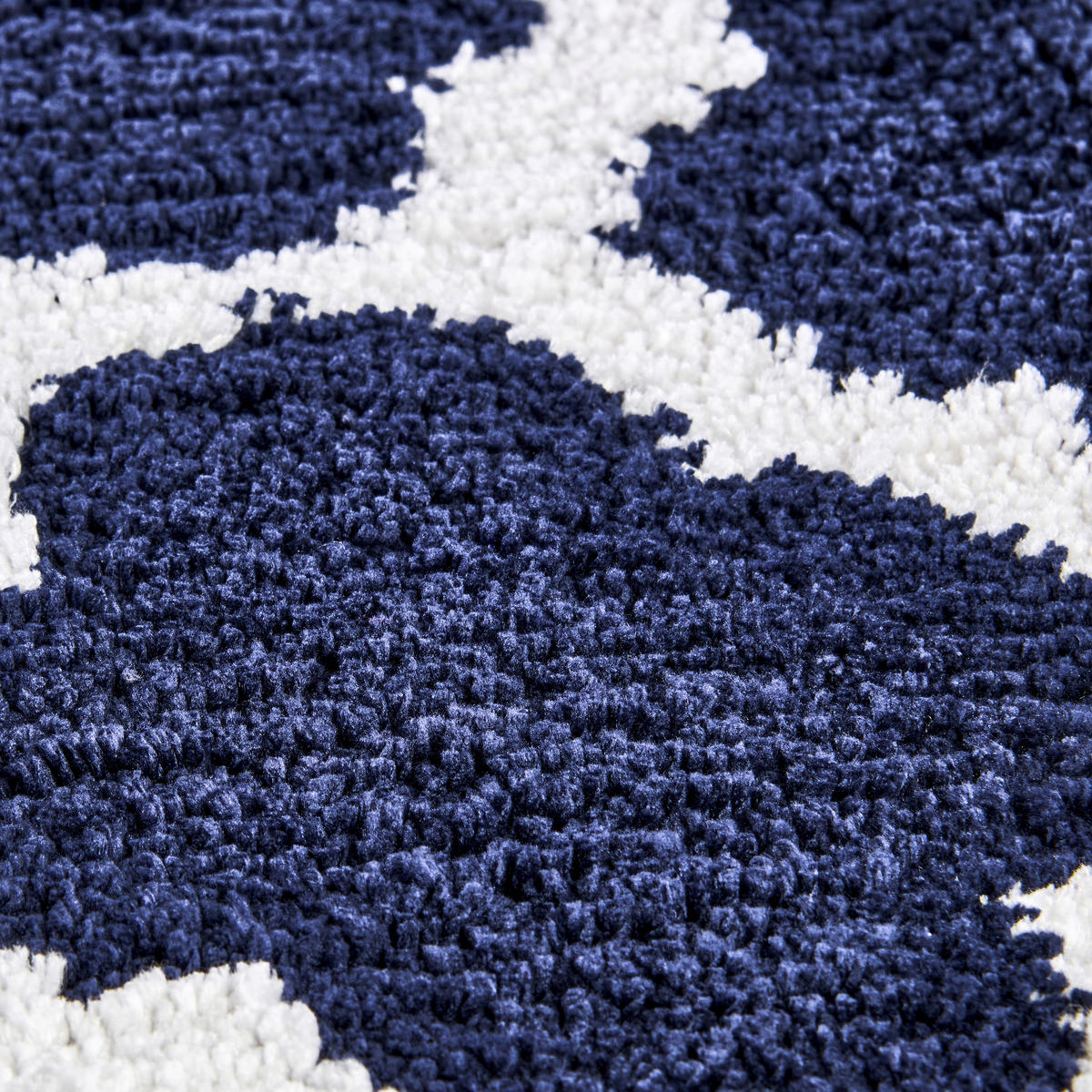 Badematte Badematte_Scandi 60x100cm - blau/weiß (60,00/100,00cm)